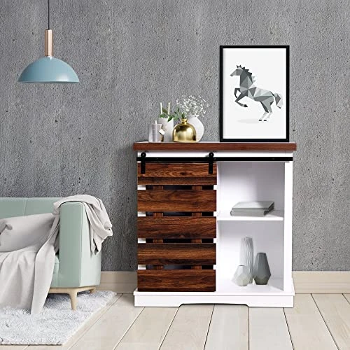 GENERIC White Sturdy Floor Cabinet Classic Rectangular Wood Finish Solid 1 GENERIC White Sturdy Floor Cabinet Classic Rectangular Wood Finish Solid