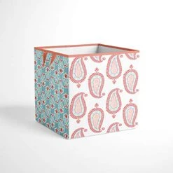 Bacati - Paisley Kids Storage (Collapsible Hamper 14 X 14 X 19 Inches, Lilac/Purple/Aqua) 29 Bacati - Paisley Kids Storage (Collapsible Hamper 14 X 14 X 19 Inches, Lilac/Purple/Aqua) -Safavieh Furniture 51vXO3zihqL