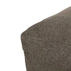 Christopher Knight Home Tattnall Contemporary Two Tone Fabric Cube Pouf, Taupe, Beige -Safavieh Furniture 51w6bHhWpVL