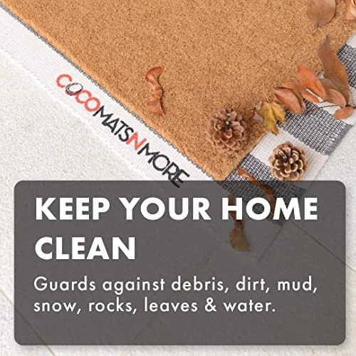 COCO MATS 'N MORE Heart Pattern Personalized - 22" X 36" Made In USA - Vinyl Backed Durable Entry Mat Natural Coir Heart Love Decorations Decor Doormat Valentine Rugs Entryway 6 COCO MATS 'N MORE Heart Pattern Personalized - 22" X 36" Made In USA - Vinyl Backed Durable Entry Mat Natural Coir Heart Love Decorations Decor Doormat Valentine Rugs Entryway - Image 6