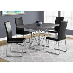 Monarch Specialties I Dining Table Metal Base, 36" X 48", Grey/Chrome 9 Monarch Specialties I Dining Table Metal Base, 36" X 48", Grey/Chrome -Safavieh Furniture 51wBYNpI7LL