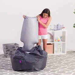 Posh Creations Filling Bean Bag Refill, 100 L, White With EZ-Pour Zipper Spout -Safavieh Furniture 51waHSGOM8L