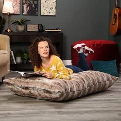 Jaxx Saxx 3.5 Floor Pillow, Premium Luxe Fur - Mountain Fox 17 Jaxx Saxx 3.5 Floor Pillow, Premium Luxe Fur - Mountain Fox -Safavieh Furniture 51wj5NbQ1BL