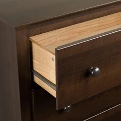 Prepac Sonoma 6 Drawer Double Dresser For Bedroom, Espresso & Fremont Nightstand, Tall 3-Drawer, Espresso -Safavieh Furniture 51yCKDIY6BL