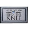 Personalized Bend The Knee Heavy Duty Door Mat, Indoor/Covered Entry Custom Bend The Knee Doormat