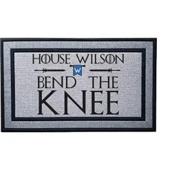 Personalized Bend The Knee Heavy Duty Door Mat, Indoor/Covered Entry Custom Bend The Knee Doormat