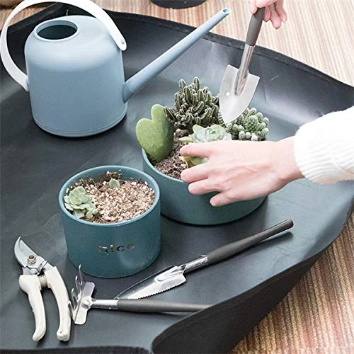 Umisun Gardening Plant Repotting Mat Transplanting Pad Square Mat Indoor Operating Tidy Flower Potting Change Soil Watering Pads Waterproof Oxford 2 Umisun Gardening Plant Repotting Mat Transplanting Pad Square Mat Indoor Operating Tidy Flower Potting Change Soil Watering Pads Waterproof Oxford - Image 2