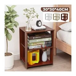 XXCCHH Bedside Cabinet Bedroom Nightstands Simple WoodenMini Small Apartment Modern Locker Bedside Table Cabinet Bedroom Locker Economical Nightstand For Bedroom (Color : White) -Safavieh Furniture 51zpMmsj3UL