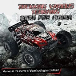 Wangch 1/12 Scale 2WD Off-Road RC Truck, Monster Climbing RC Truck With Big Feet, 2.4G Wireless Remote Control Vehicle, Electric Toy Car, Birthday Gift For Children