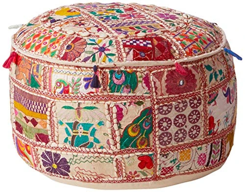Artistic Weavers Kismet Pouf, 22" X 22", Deep Sea Green 4 Artistic Weavers Kismet Pouf, 22" X 22", Deep Sea Green - Image 4