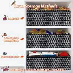 Extra Large Toy Box Chest For Boys Girls, Collapsible Sturdy Kids Storage Bins With Flip-Top Lid & Handles,Large Toy Box Chest Storage Organizer For Nursery,Playroom,Closet,Office 40.6"x14"x16.5" -Safavieh Furniture 61GhZh5ArQL