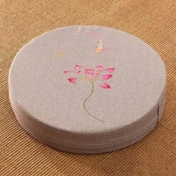 Chickle Round Cushion Thicken Futon Floor Pillows Living Room Bedroom Meditation Cushion Beige Lotus 1 15.7"x15.7"x3.9" 27 Chickle Round Cushion Thicken Futon Floor Pillows Living Room Bedroom Meditation Cushion Beige Lotus 1 15.7"x15.7"x3.9" -Safavieh Furniture 61MbghjucHL. AC 1