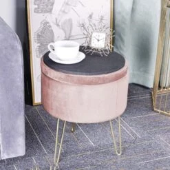 DOUBAO Living Room Velvet Makeup Chair Stool 7 DOUBAO Living Room Velvet Makeup Chair Stool -Safavieh Furniture 61UMIL9LdIL