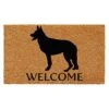Calloway Mills 102982436 German Shepherd Doormat, 24" X 36", Natural/Black