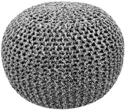 COTTON CRAFT - Hand Knitted Cable Style Dori Pouf - Ivory - Floor Ottoman - Cotton Braid Cord - Handmade & Hand Stitched - Truly One Of A Kind Seating - 20 Dia X 14 High 21 COTTON CRAFT - Hand Knitted Cable Style Dori Pouf - Ivory - Floor Ottoman - Cotton Braid Cord - Handmade & Hand Stitched - Truly One Of A Kind Seating - 20 Dia X 14 High -Safavieh Furniture 61qIdiqJQ5L. AC